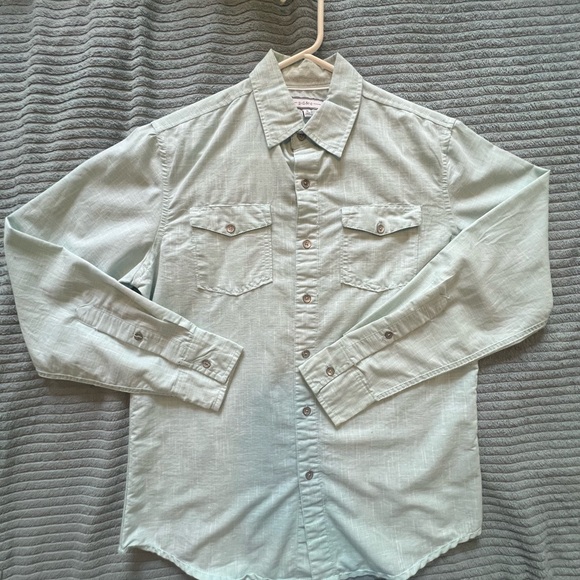 PD&C Mint Green Casual Button-Down Shirt - Picture 1 of 5